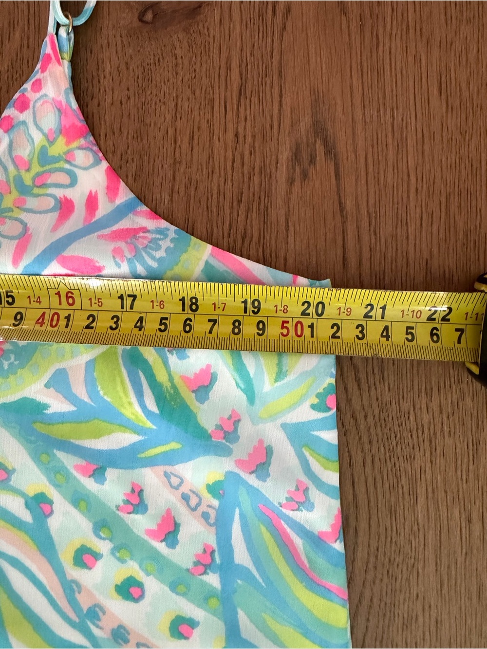 Lilly Pulitzer Winni Maxi/Midi Dress Maraca My World Tropical Print Ruffle L - Picture 11 of 11